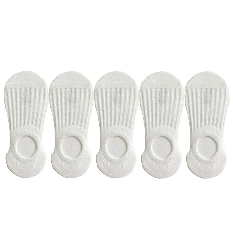 Women’s Summer Invisible No-Show Socks - Lace Breathable Cotton Boat Socks with Non-Slip Silicone