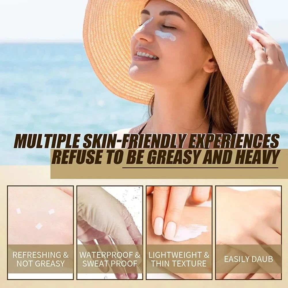 SPF 50+ Korean Sunscreen Rice Probiotic Sun Blocker - Skin Whitening, Anti-UV Facial Moisturizer 50ml