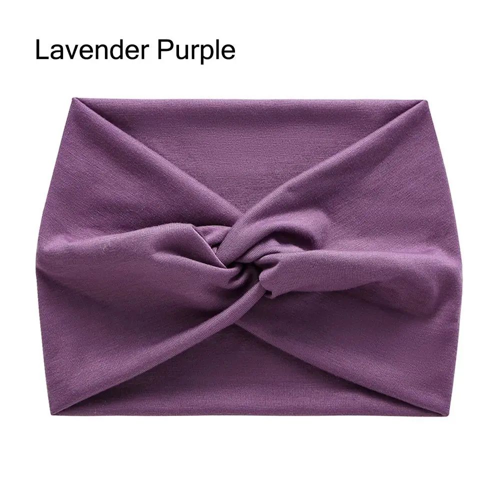 Extra Large Thick Twisted Headband for Women - Wide Turban Workout & Head Wrap