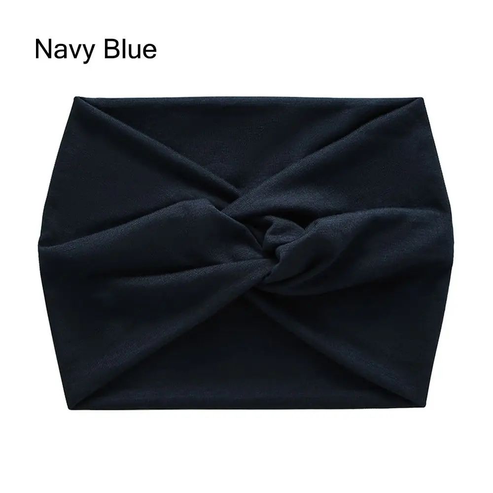 Extra Large Thick Twisted Headband for Women - Wide Turban Workout & Head Wrap