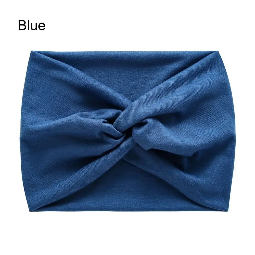 Extra Large Thick Twisted Headband for Women - Wide Turban Workout & Head Wrap