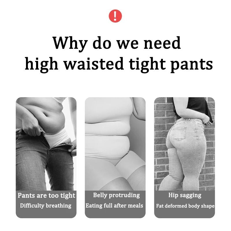 High Waist Tight Belly Ice Silk Underwear for Women - Seamless Postpartum Shaping Pants
