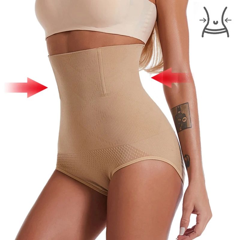 Seamless High Waist Shaping Panties for Women - Breathable Body Shaper & Slimming Tummy Corset