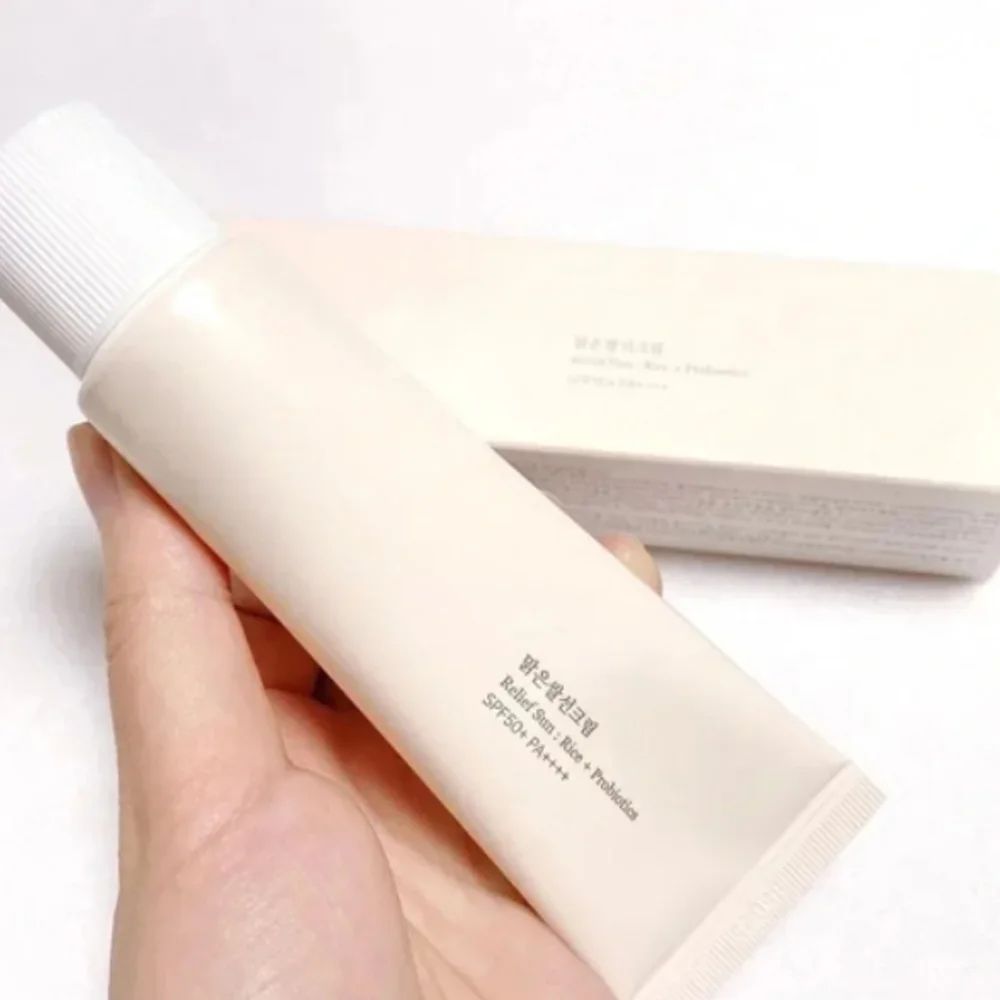 SPF 50+ Korean Sunscreen Rice Probiotic Sun Blocker - Skin Whitening, Anti-UV Facial Moisturizer 50ml