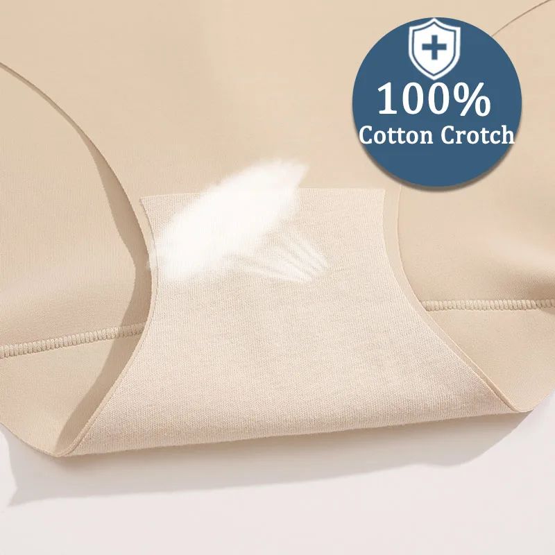 High Waist Tight Belly Ice Silk Underwear for Women - Seamless Postpartum Shaping Pants
