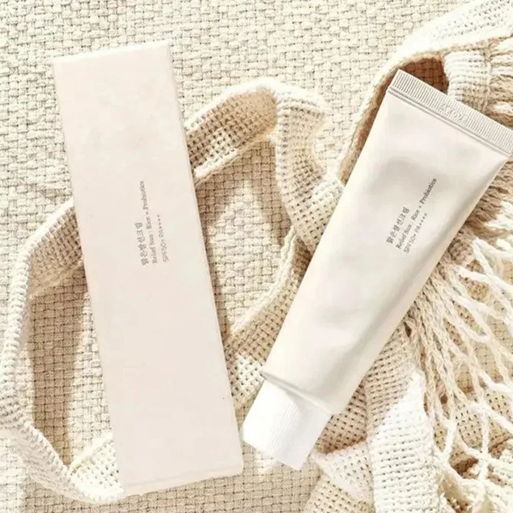 SPF 50+ Korean Sunscreen Rice Probiotic Sun Blocker - Skin Whitening, Anti-UV Facial Moisturizer 50ml
