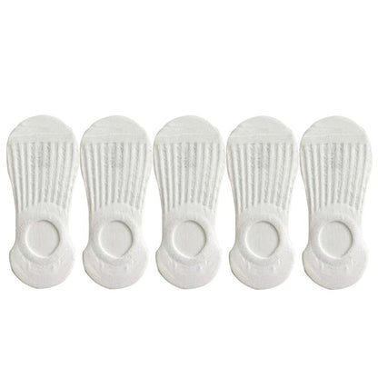 Women’s Summer Invisible No-Show Socks - Lace Breathable Cotton Boat Socks with Non-Slip Silicone