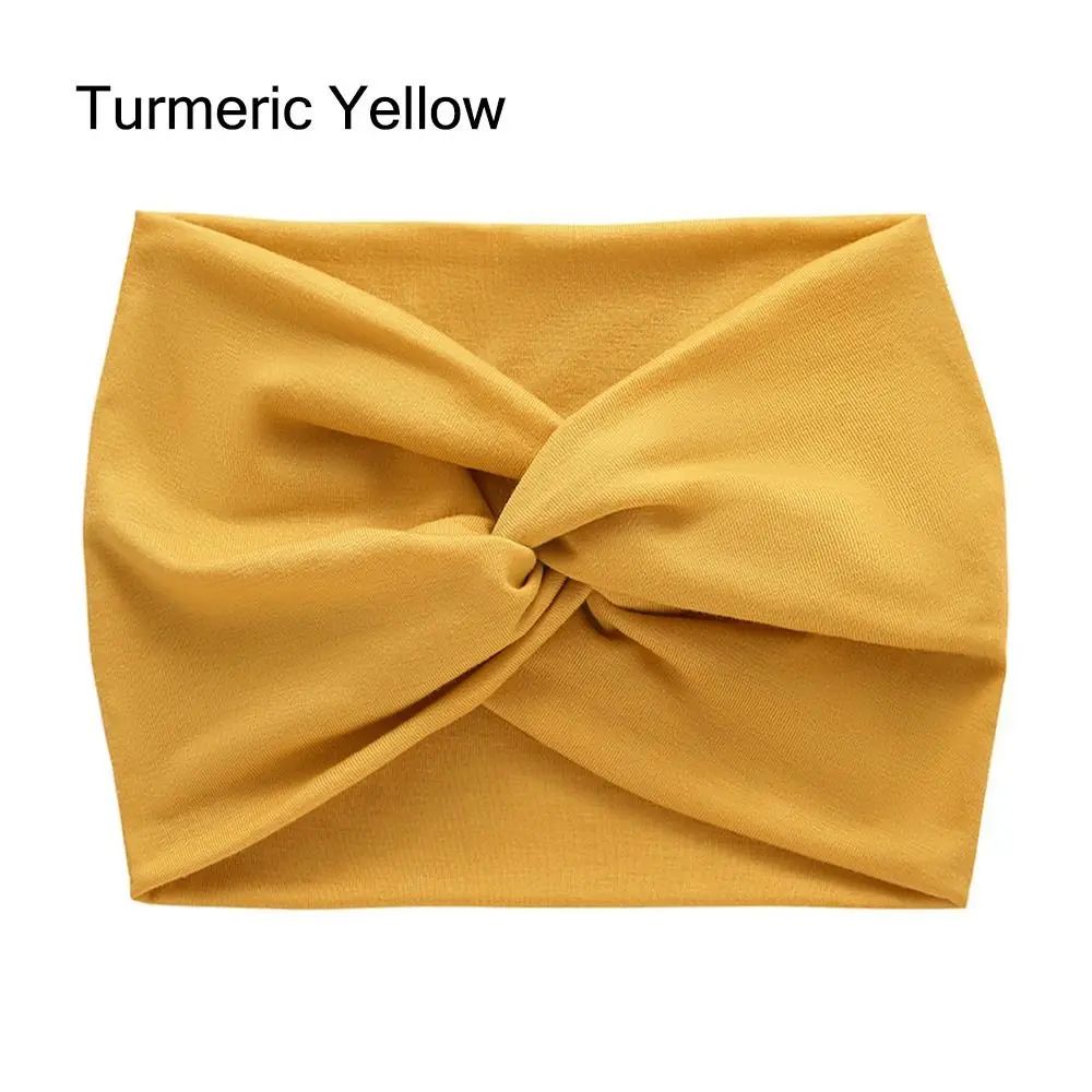 Extra Large Thick Twisted Headband for Women - Wide Turban Workout & Head Wrap