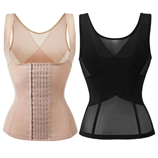 Slimming Waist Trainer Corset – Flat Belly Body Shaper for Women