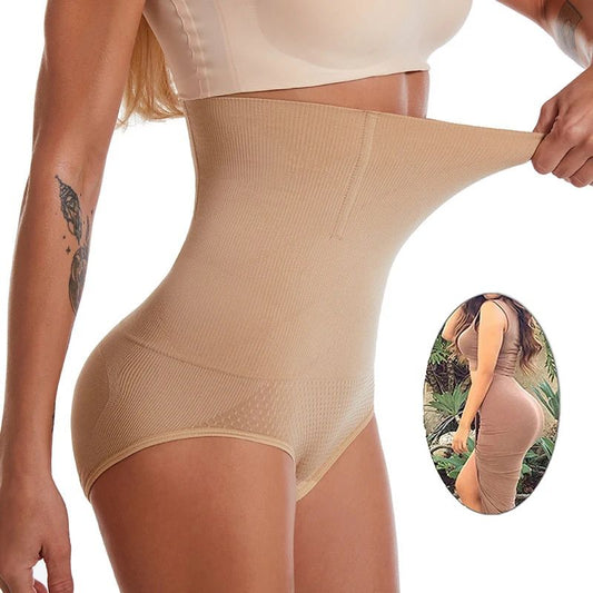 Seamless High Waist Shaping Panties for Women - Breathable Body Shaper & Slimming Tummy Corset